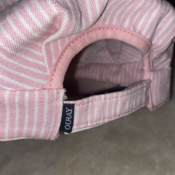 Vtg PINK Great Smoky Mountains Railway Railroad Conductor Train Engineer Hat - Picture 6 of 10